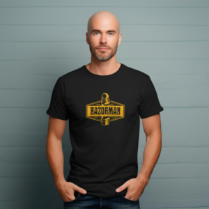 Razorman-Barber-Shop-T-Shirt-Black-1